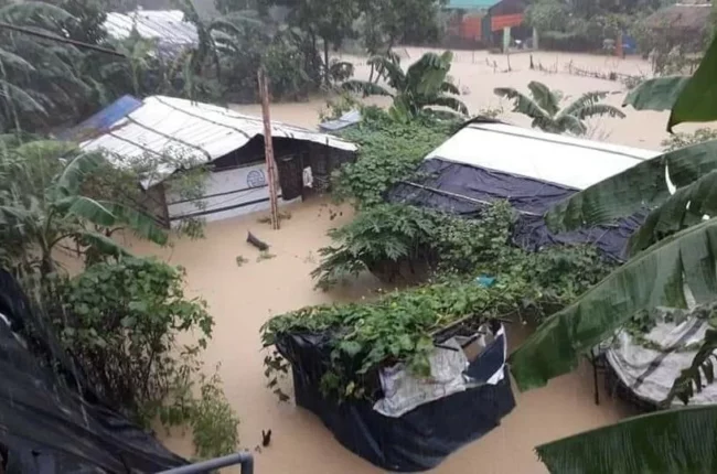 Floods and Landslides: Kutupalong Rohingya Camp in Bangladesh, August 2021